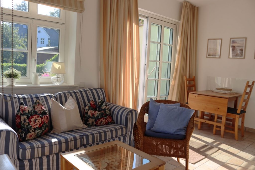 Wohnbereich der Ferienwohnung Haus Solveig