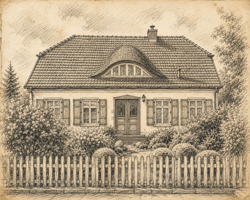 Skizze Haus Solveig im Westerfeld des Ostseebad Wustrow